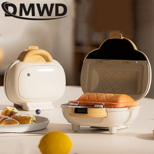 Kitchen Sandwich Breakfast Machine Double-Sided Heating Frying Baking Pan Hot Press Bread Panini Machine Cheese Grill Hot Dog Toaster kitchen perfect