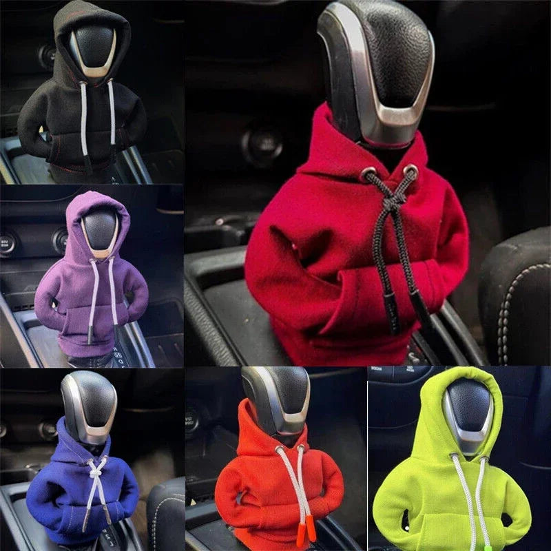 Hoodie Gear Shift Knob Cover – Cute & Cozy Universal Fit/Car