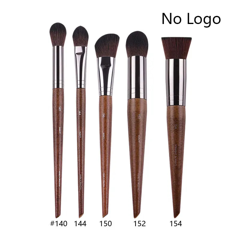 Makeup and face  5pcs/set Natural Wood Eyeshadow Makeup Brushes Eye Detail Make Up