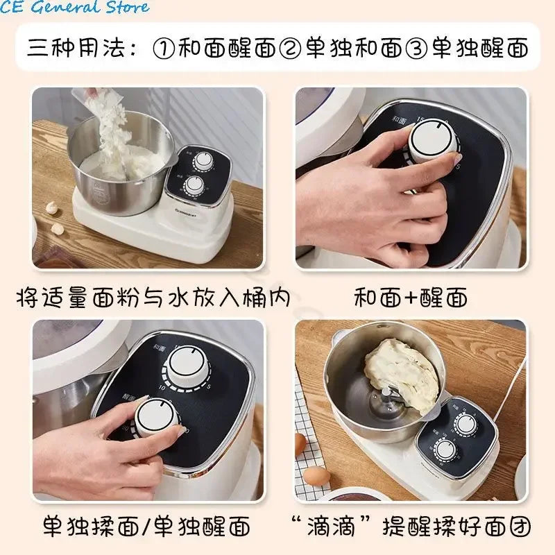 Kitchen  Dough mixer household multi-functional automatic dough kneading machine kneading dough fermentation all-in-one multi-function