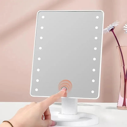 Makeup and face 16 pcs led  make up Vanity mirror Lighted Makeup Mirror Rotatable Foldable