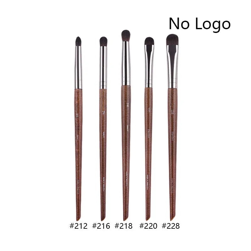 Makeup and face  5pcs/set Natural Wood Eyeshadow Makeup Brushes Eye Detail Make Up