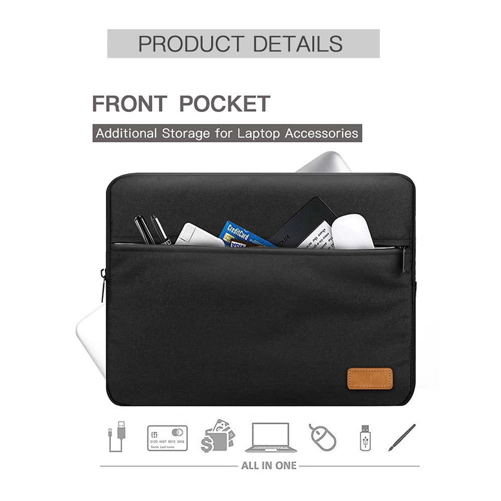 Laptop   Tablet Sleeve Pouch Notebook Case 9.7" 12" 13" 13.3" 15" 15.6" Cover Bag For Macbook Xiaomi Huawei HP Dell Portable Bags