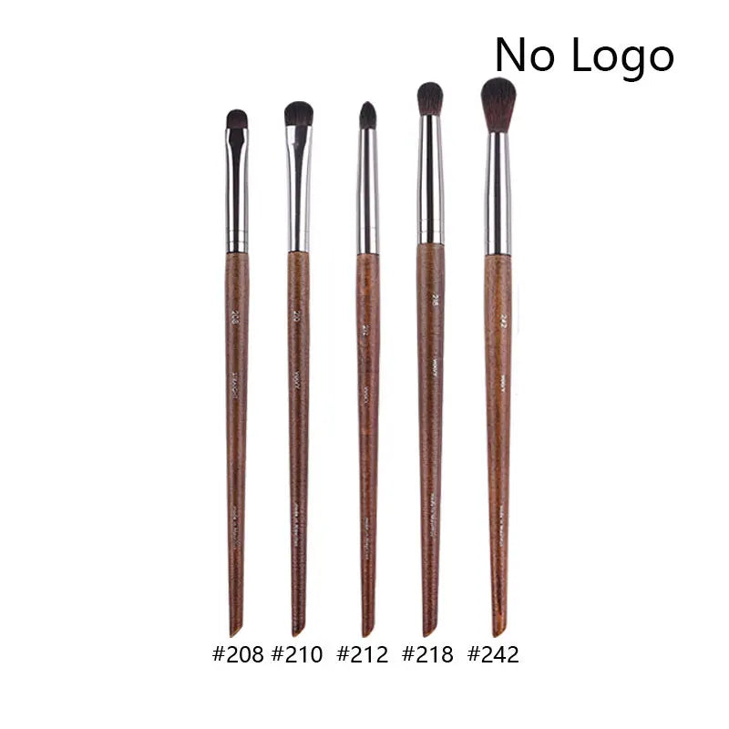 Makeup and face  5pcs/set Natural Wood Eyeshadow Makeup Brushes Eye Detail Make Up