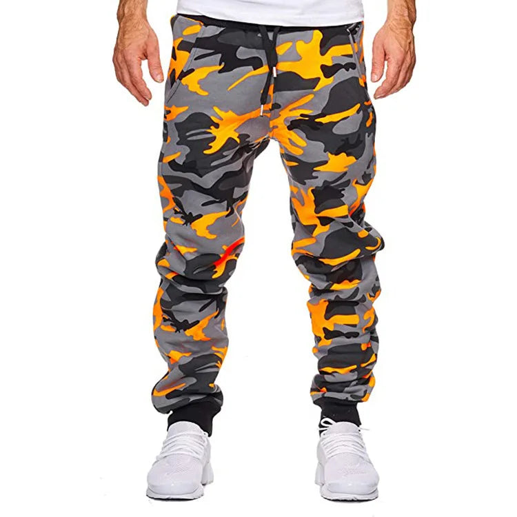 Men clothing  New Mens Casual Fashion Pants Sportswear Skinny Male Trousers Gyms Tracksuits Bottoms Hip Hop Streetwear Joggers Sweatpants K103