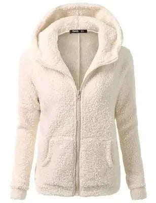 Woman clothing   Autumn Winter Warm Jacket Women hoodie Hooded 2024 Casual Female Hoodies Sweatershirt Zipper Coat Solid Soft Fleece Women Coat