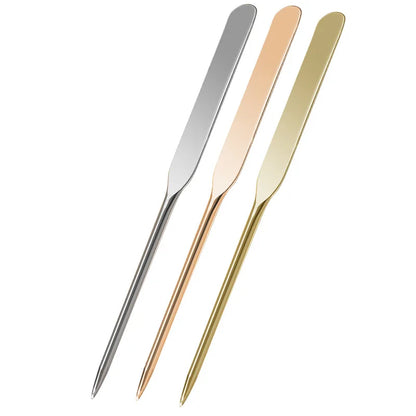 Makeup and face  Make-up Foundation Spatula Mixing Stick Stainless Steel