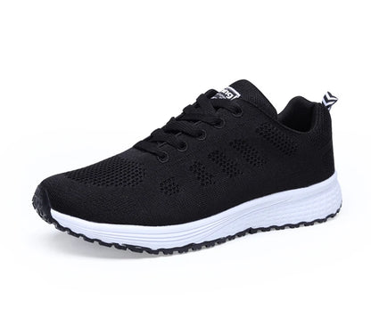 Woman shoes  New Breathable Women's Sneakers Fashion Comfortable  Sneakers Women Mesh Fabric Lace