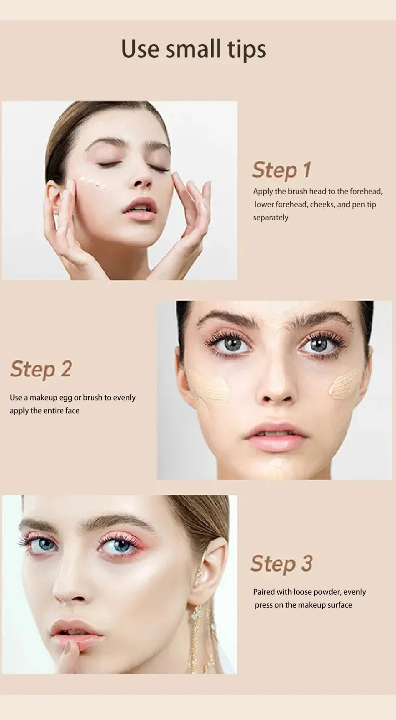 Makeup and face  Eyes Face Concealer Liquid Cover Dark Circles Acne Natural Make up Effect