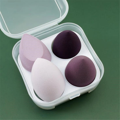 Makeup and face  4pcs/bag Fashion Make up Blender Cosmetic Puff Makeup Sponge