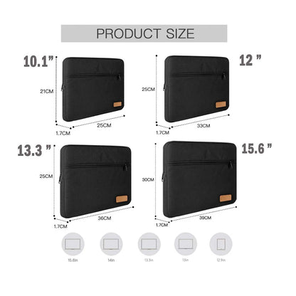 Laptop   Tablet Sleeve Pouch Notebook Case 9.7" 12" 13" 13.3" 15" 15.6" Cover Bag For Macbook Xiaomi Huawei HP Dell Portable Bags