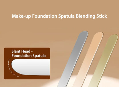 Makeup and face  Make-up Foundation Spatula Mixing Stick Stainless Steel