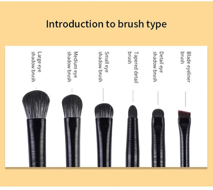 Makeup and face  Natural Eye Makeup Brushes Set Eyeshadow Brush