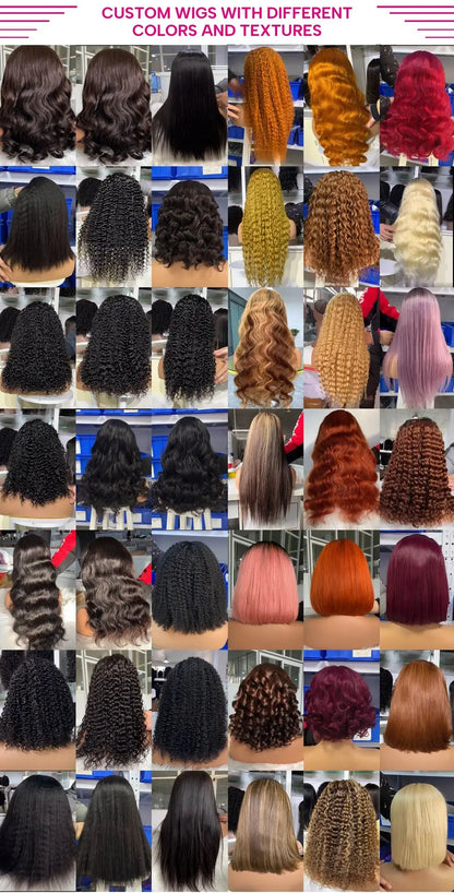 Crown & Glory Wigs   Wigs Human Hair Ready to Go Wear Short Curly Lace Frontal Wigs Human Hair Preplucked Brazilian Wigs for Woman on Sale