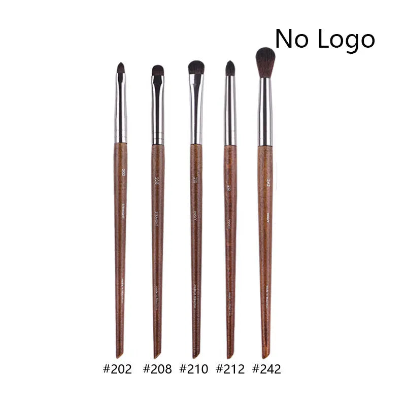 Makeup and face  5pcs/set Natural Wood Eyeshadow Makeup Brushes Eye Detail Make Up