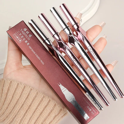 Makeup and face  2 Fork Lower Eyelash Eyebrow Pen Natural Long-Lasting Eyes Makeup