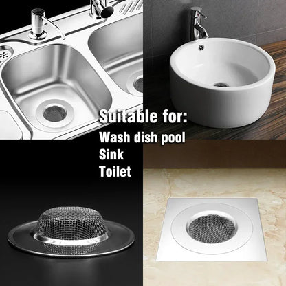 Kitchen 1PCS Kitchen accessories Sink Filter Stainless Steel Mesh Sink Strainer Filter Bathroom Sink Strainer Drain Hole Filter Trap Waste Screen