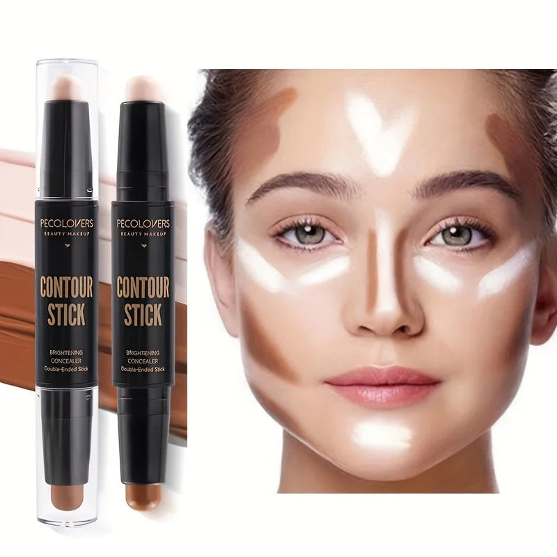 Makeup and face Waterproof Bronze Highlighter Stick - Natural Look Contour & Concealer, Buildable Coverage For All Skin Tones