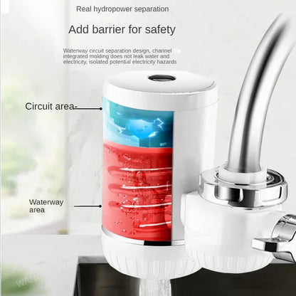 Kitchen  Kitchen Appliance Instant Tankless Electric Water Faucet Kitchen Instant Heating Tap Water Heating Instantaneous Water Heater