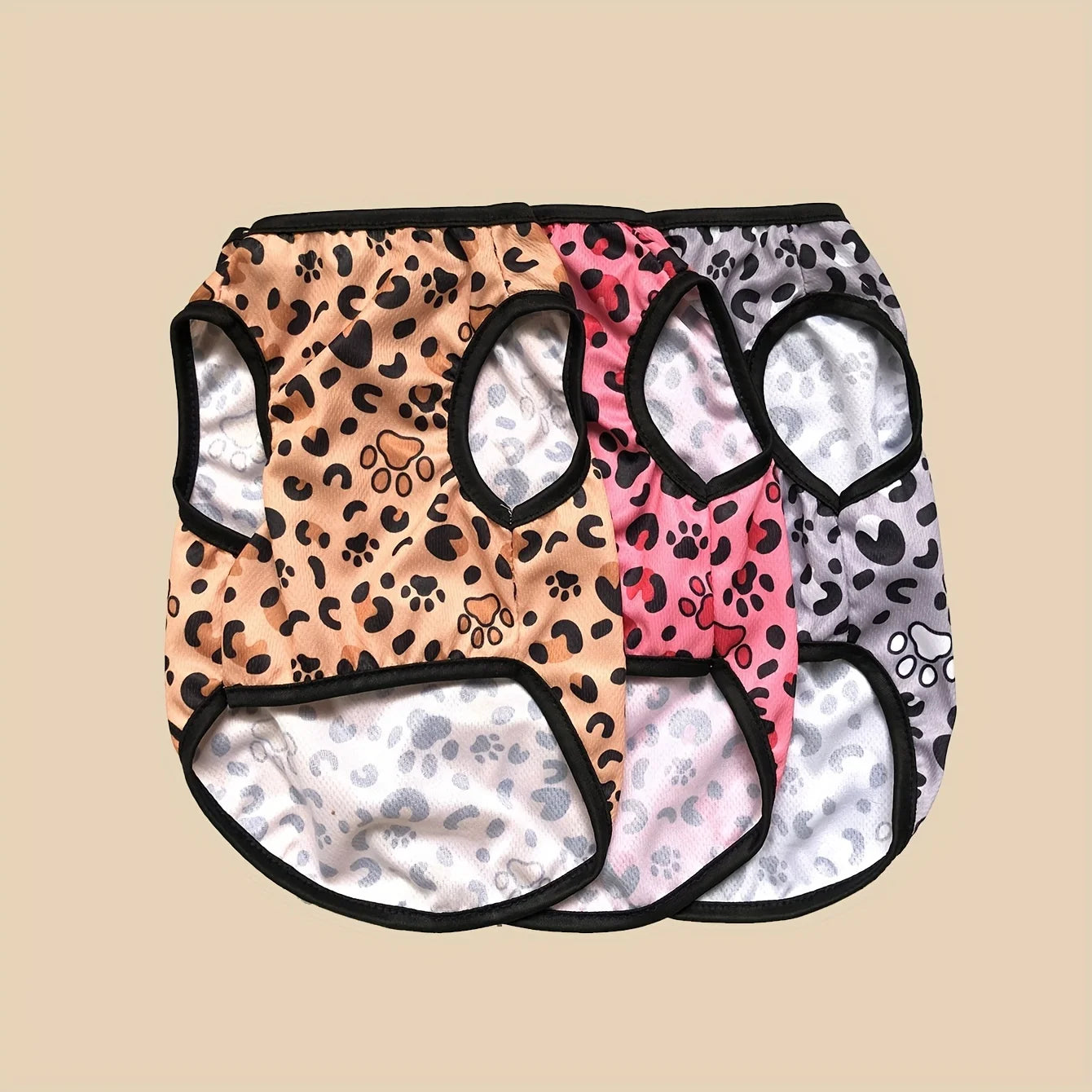 Pets Dog Clothes Summer Pet Leopard Print Vest For Small Medium Dogs Cats Soft Cozy Puppy Coat Breathable Cat Clothing Chihuahua Pug