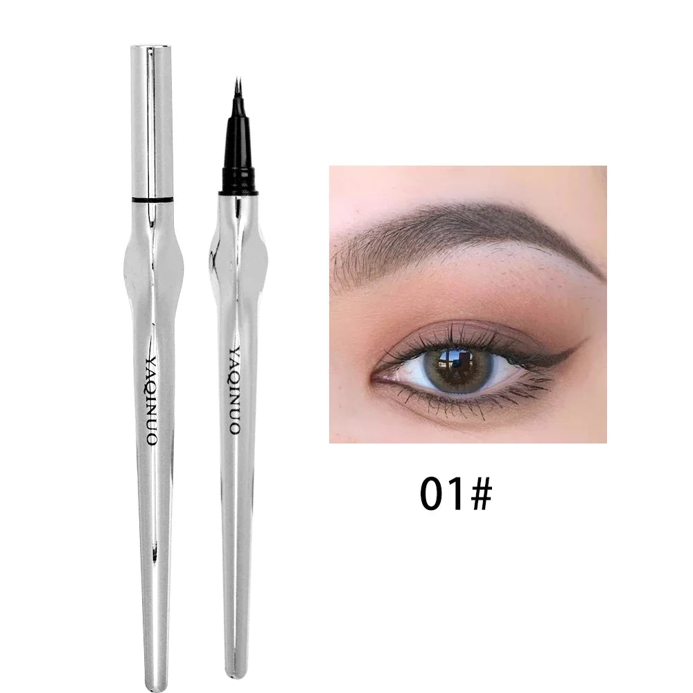 Makeup and face  2 Fork Lower Eyelash Eyebrow Pen Natural Long-Lasting Eyes Makeup