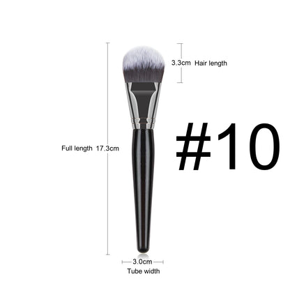 Makeup and face  Large Makeup Brushes High Quality Black Cosmetic Foundation Powder Blush