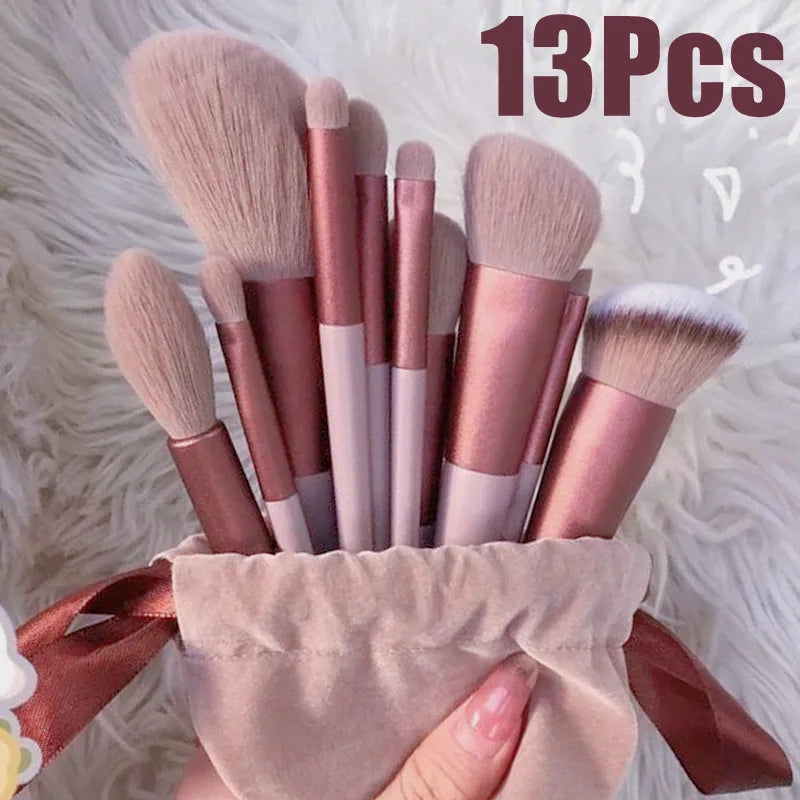 Makeup and face  13 PCS Makeup Brushes Set Eye Shadow Foundation  Cosmetic Brush