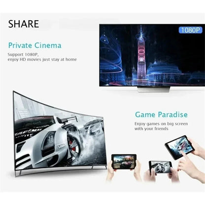 Mobile  Wireless Display Adapter Mobile Screen Mirroring Receiver From Phone To Big Screen 1080P Video Receiver For Chrome Google Home