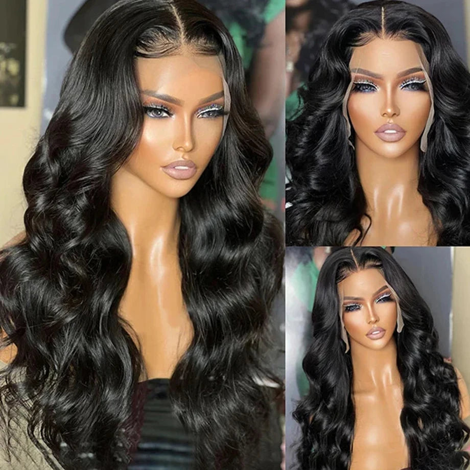 Crown & Glory Wigs  Body Wave Transparent 13x6 Lace Front Human Hair Wigs Remy Raw Indian Wavy 13x4 Lace Frontal Wig For Women 5x5 Closure Wig Sale