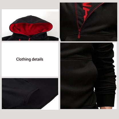 Men shoes New Fashion Letter Printed Mens Tracksuit Zipper Hoodie Suits Two Pieces Set Jogging Suit Sports Wear