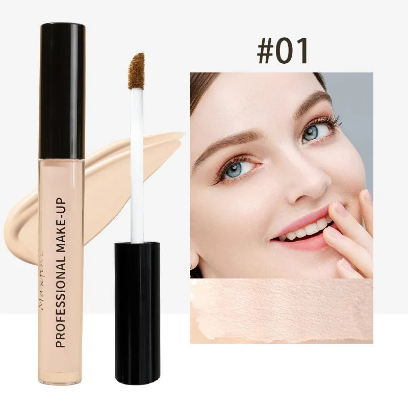 Makeup and face  Eyes Face Concealer Liquid Cover Dark Circles Acne Natural Make up Effect