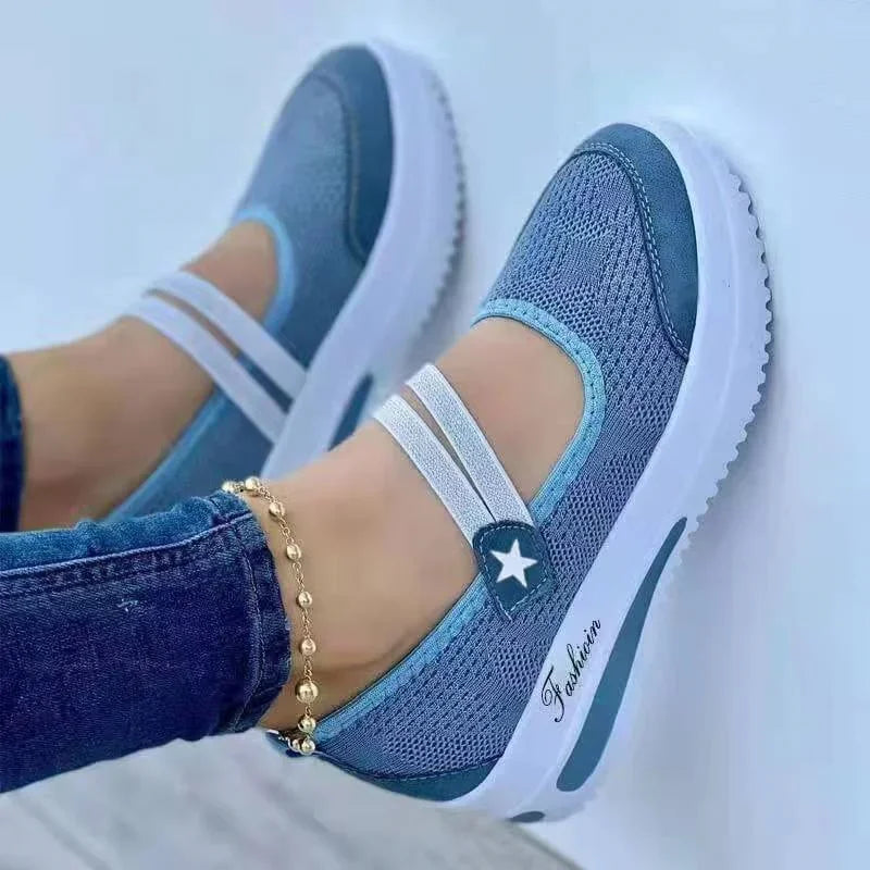 Woman shoes  2024 Mesh Breathable Woman Tennis Shoes Canvas Shoe Female Casual Shoes Ladies Sport Shoes Platform Sneaker Hollow Out Shoes