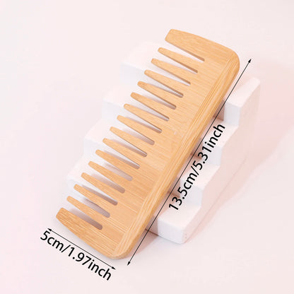 Style & Shine Hair   natural bamboo and wood comb