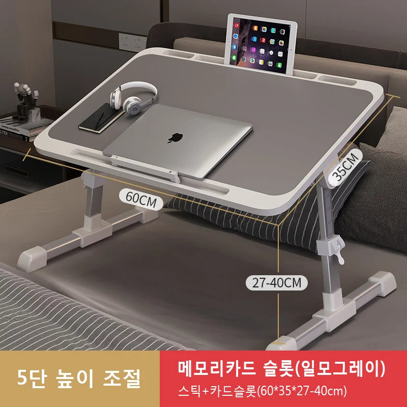 Livng Room Home Folding Laptop Desk for Bed & Sofa Laptop Bed Tray Table Desk Portable Lap Desk for Study Reading Bed Top Tray Table