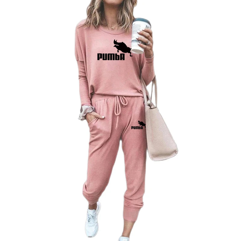 woman clothing   Winter two piece set women Casual Tracksuit Woman Long Sleeve pullover Hoodies Sweatshirt Pants Jogger Sport Suits Sportswear