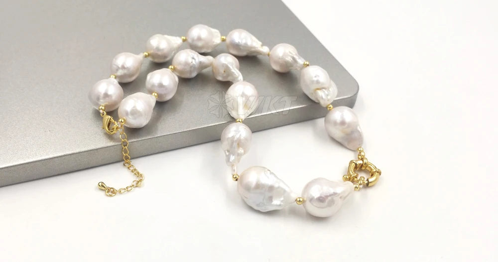 Jewellery  WT-JN184  WKT 2022 New Sale Baroque Pearl Pendant Necklace Exquisite Pendant Necklace  Jewelry