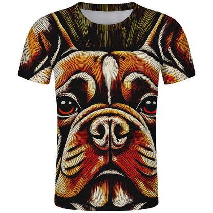 Men clothing  French Bulldog T Shirt