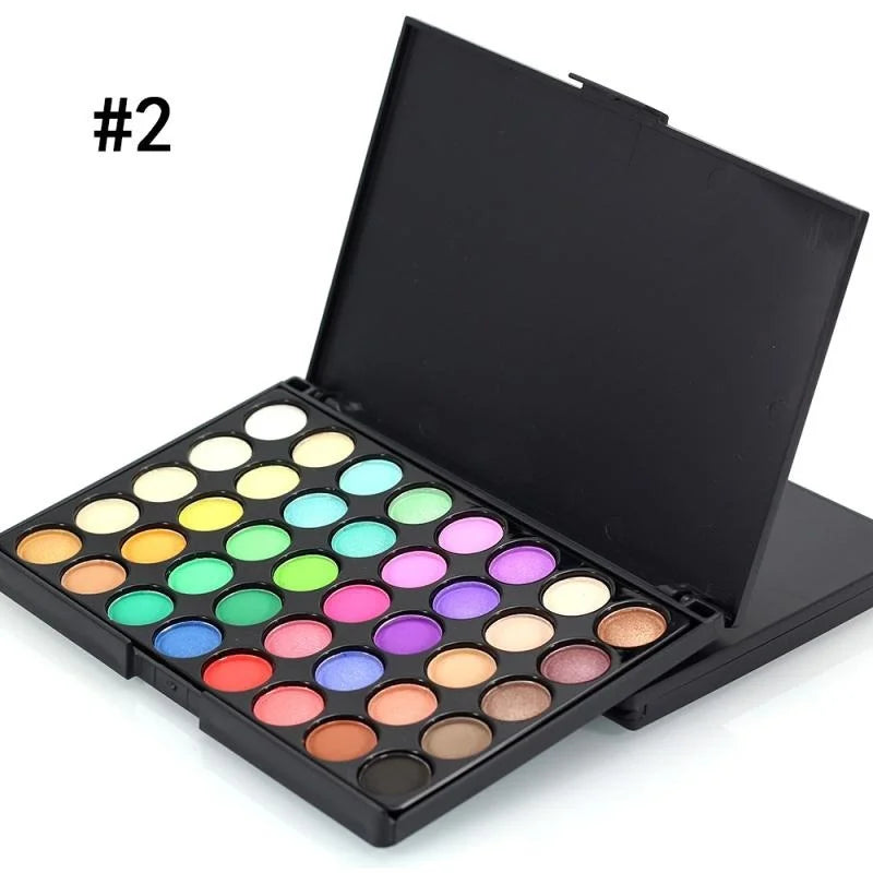 Makeup and face 40/35/29/24 Color Eyeshadow Palette Earth Color Matte Waterproof Women Shiny Glitter Eye Shadow Makeup Lasting Korean Cosmetic