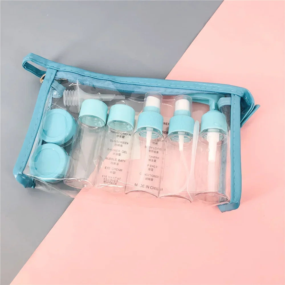 Makeup and face  10 pc/Set Travel Mini Makeup Cosmetic Face Cream Bottles