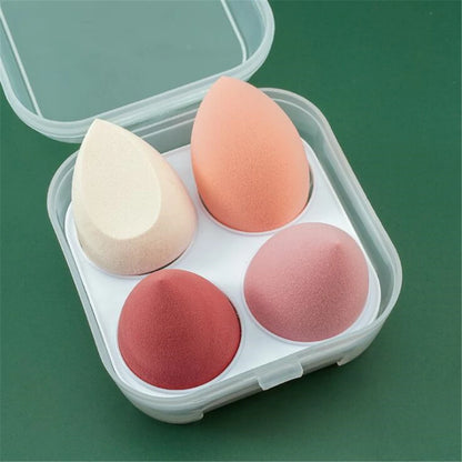 Makeup and face  4pcs/bag Fashion Make up Blender Cosmetic Puff Makeup Sponge