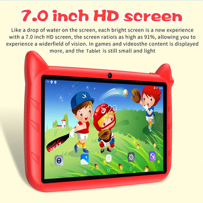 Mobile  Sauenane 4GB/64GB Good Price Kids Tablet 7 Inch Android 13  Children's Tablet Pc Nice Gift for Kids WiFi ,4000mAh,BT Tablet Pc