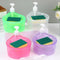 Kitchen  Detergent Press Portable Soap Dispenser Clean Cloth Dishwash Pot Soap Dispenser Clean Tool press type liquid outlet box