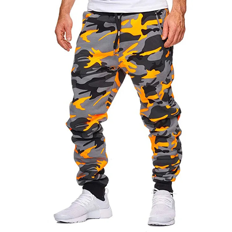 Men clothing  New Mens Casual Fashion Pants Sportswear Skinny Male Trousers Gyms Tracksuits Bottoms Hip Hop Streetwear Joggers Sweatpants K103