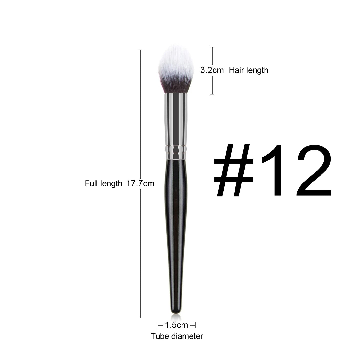 Makeup and face  Large Makeup Brushes High Quality Black Cosmetic Foundation Powder Blush