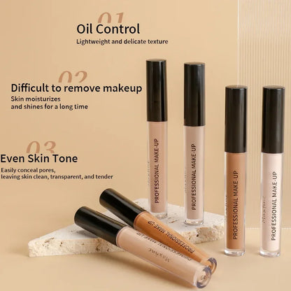 Makeup and face  Eyes Face Concealer Liquid Cover Dark Circles Acne Natural Make up Effect