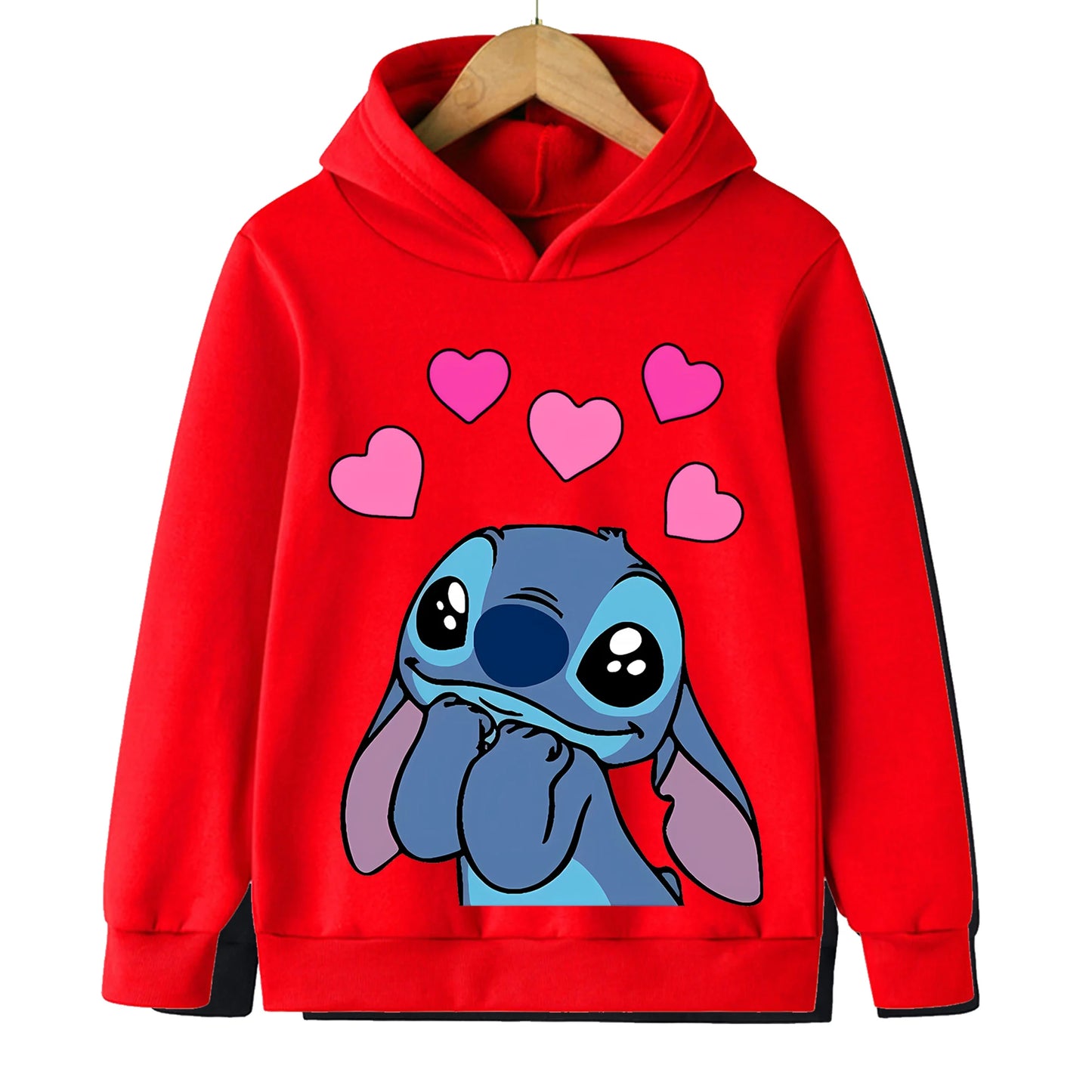 Girl clothing  Girls Clothes Stitch Hoodies Sweatshirts Children's Clothing Sets Child Girl Tops + Pants 2 Pcs Suits Kids Boys Tracksuits Set