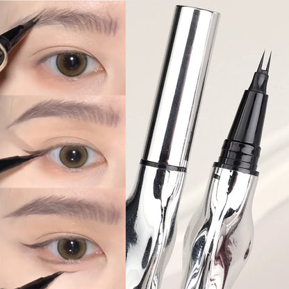 Makeup and face  2 Fork Lower Eyelash Eyebrow Pen Natural Long-Lasting Eyes Makeup