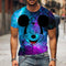 Men clothing   Disney Mickey Mouse 3D Print T-Shirt Summer Daily Loose Short Sleeve Tops Casual Tees Unisex Clothing Apparel