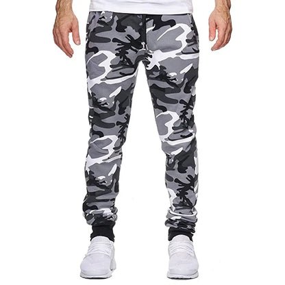 Men clothing  New Mens Casual Fashion Pants Sportswear Skinny Male Trousers Gyms Tracksuits Bottoms Hip Hop Streetwear Joggers Sweatpants K103