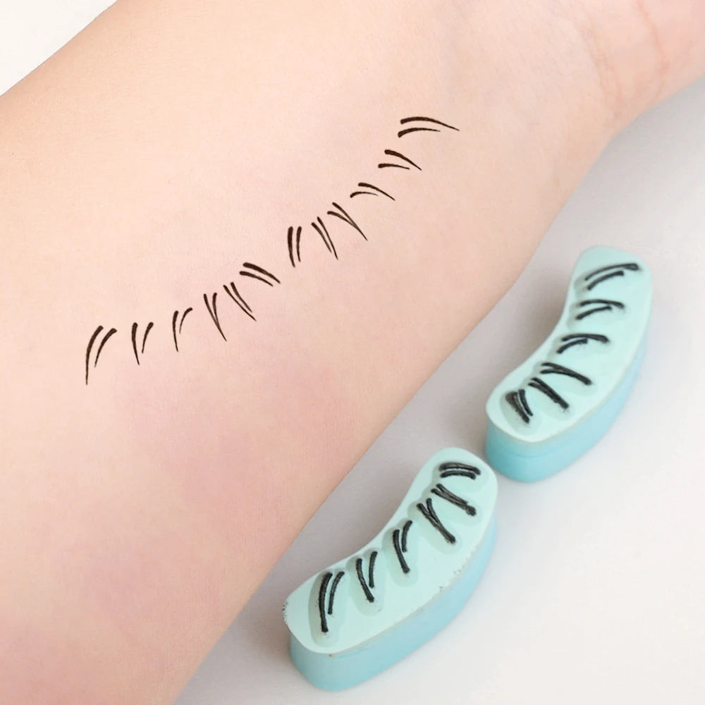 Makeup and face  Lower Eyelash Stamps Tool Natural Lazy DIY Lower Lashes Eyelash Template